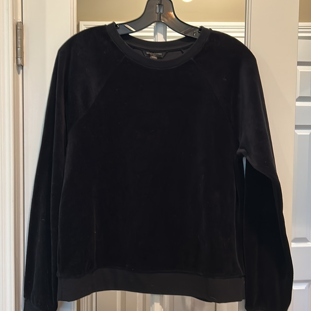 NWT Banana Republic Velour Sweatshirt top - Picture 2 of 7